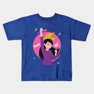 Power up Girl! Kids T-Shirt